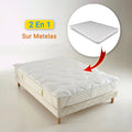 Sur-Matelas 2 en 1 – Confortable et Pas Cher