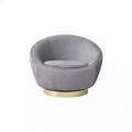 Fauteuil Salon Ovale Confortable et Pivotant à 360° (F103)